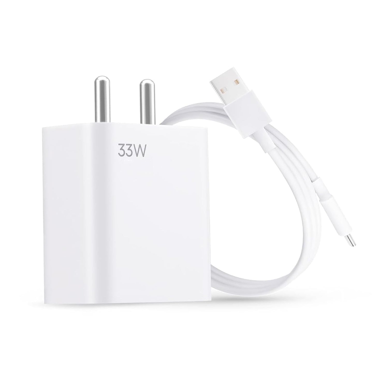 33W Sonic 2.0 SuperFast Charger with USB-C Cable | Compatible with Mi, Xiaomi, Redmi, Poco & More Smartphones