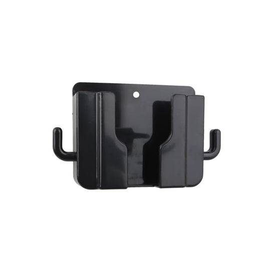 Wall Mounted Mobile Charging Stand with Hooks | Universal Phone Holder & Remote Organizer | Space-Saving Wall Storage