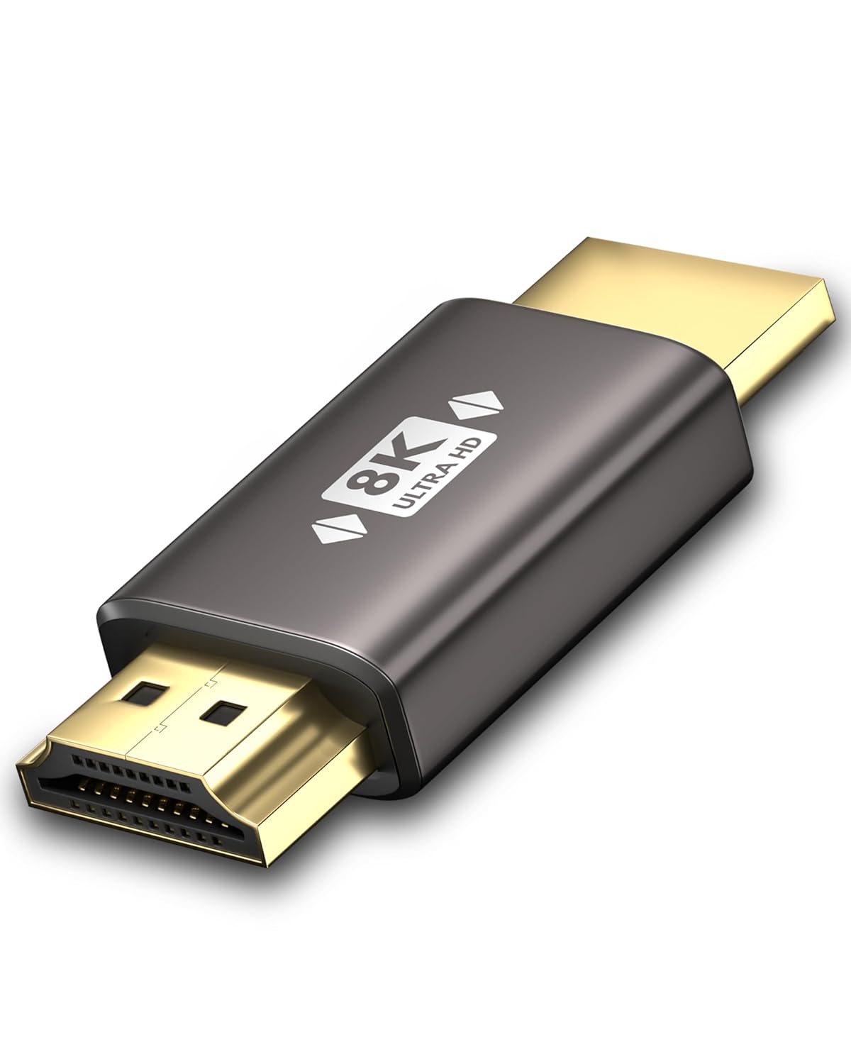 8K Ultra HD HDMI Male to Male Connector HDMI Male Coupler Converter Extension, HDMI2.1 Adapter Extender for TV Led LCD TV Stick, Xbox, PS3 PS4 PS5, Supports 3D HDR, eARC, 8K@60Hz 4K@144Hz