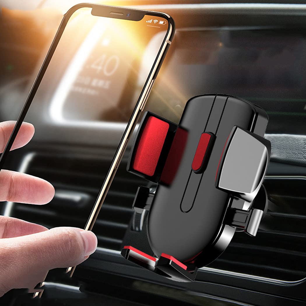 Universal 360° Rotating Car Phone Holder with Strong Suction Cup, Adjustable Arm, and One-Touch Lock – Dashboard & Windshield Mount for Smartphones