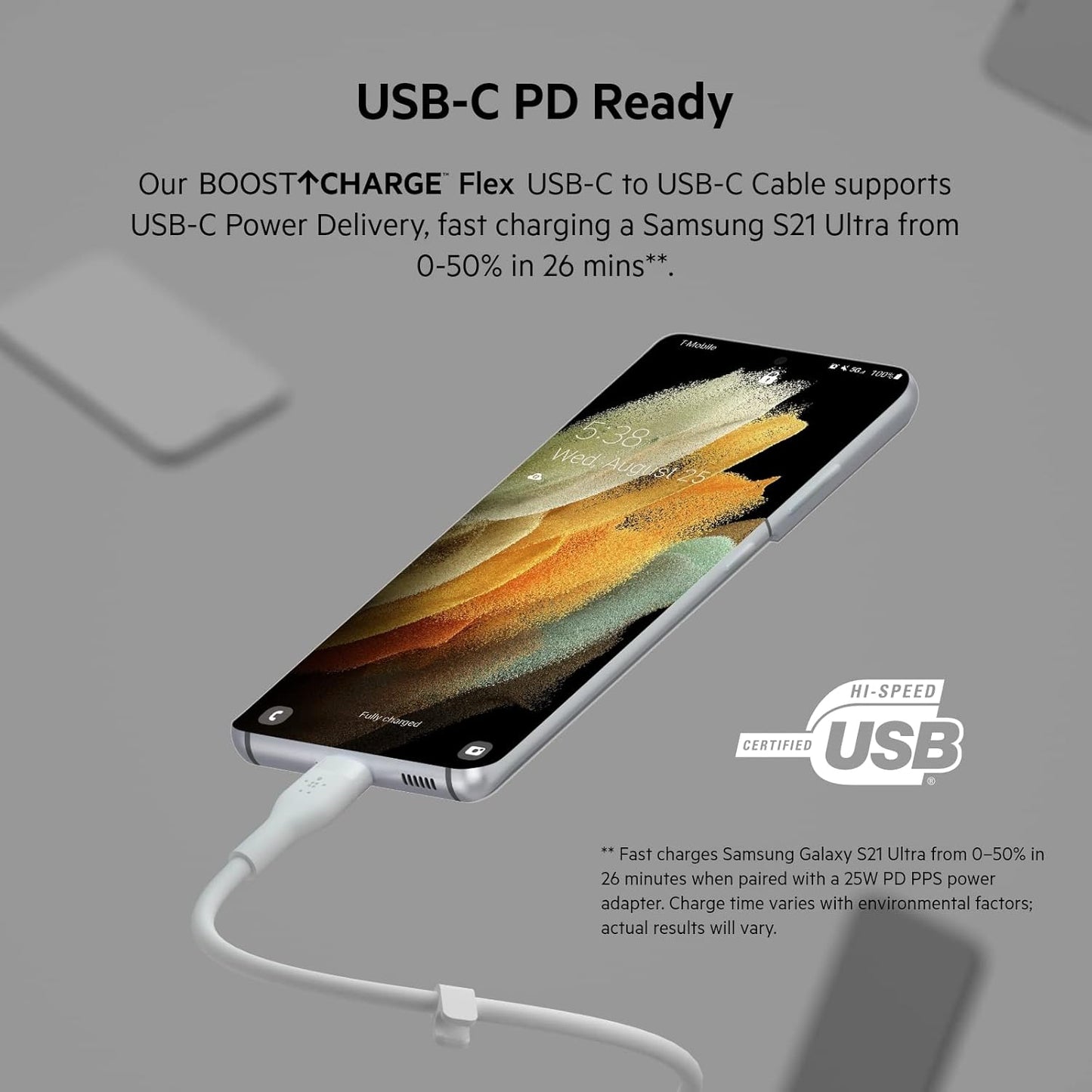 65W Nothing Original USB-C to USB-C Charging Cable For Nothing Devices β Compatible Fast Charging for Nothing Cmf, Google, Samsung, and Other Type-C Devices (White)