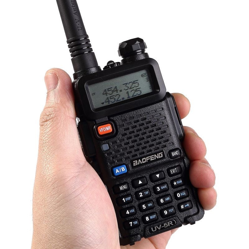 UV-5R 5W Dual Band Walkie Talkie Radio – High Power Handheld Transceiver, VHF/UHF, Clear Communication, Rechargeable Battery, Compact & Portable