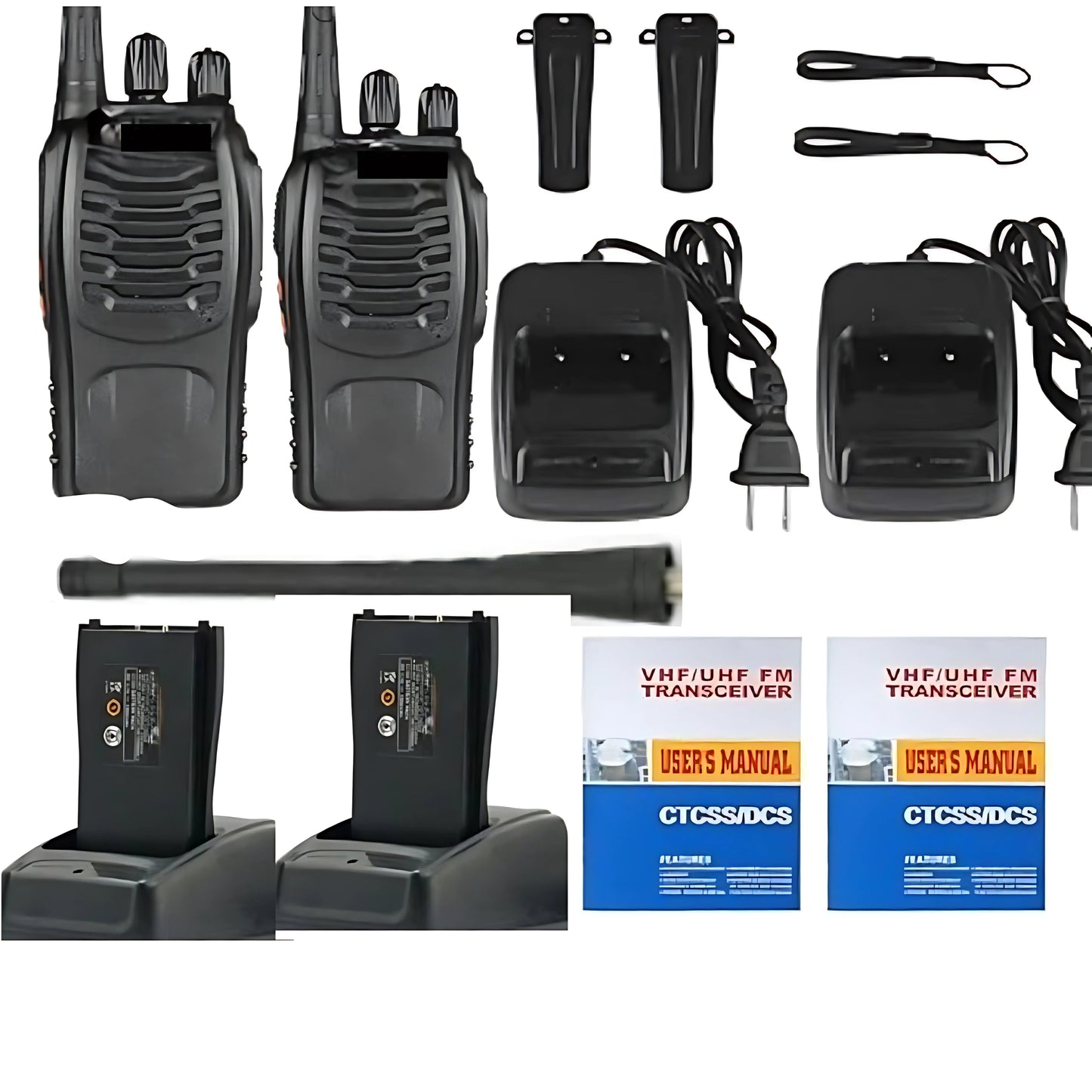 BOAFENG Walkie Talkie BF-888S – 5Km Long Range Two-Way Radio with 16 Channels, Portable CB Radio for Commercial use