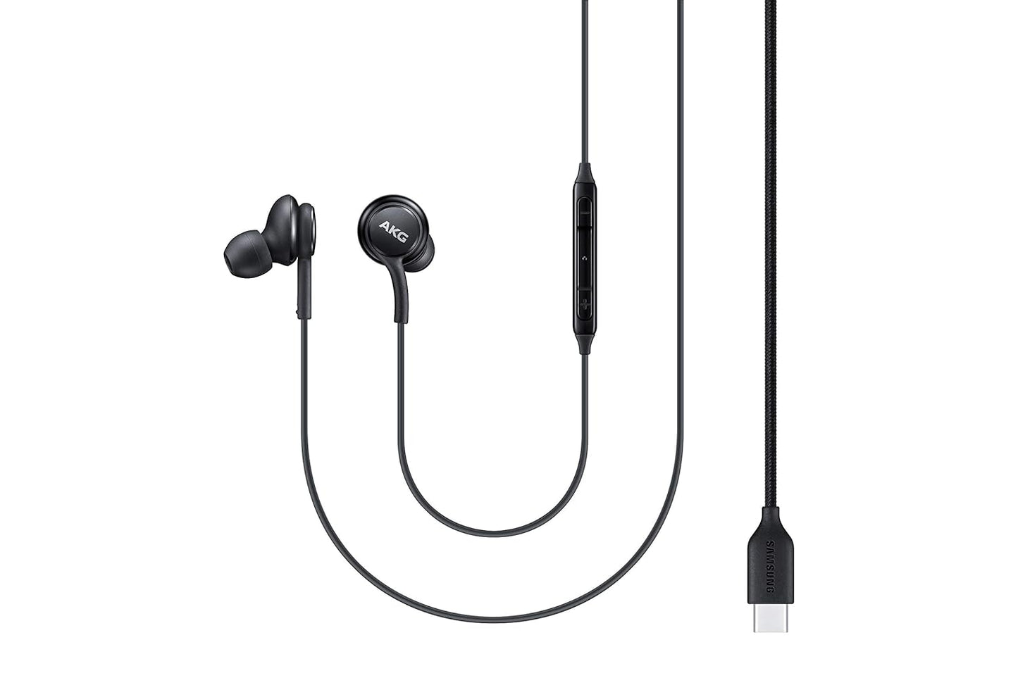 Samsung AKG-Tuned IC100 Type-C Wired Earphone, Black (Not Original)