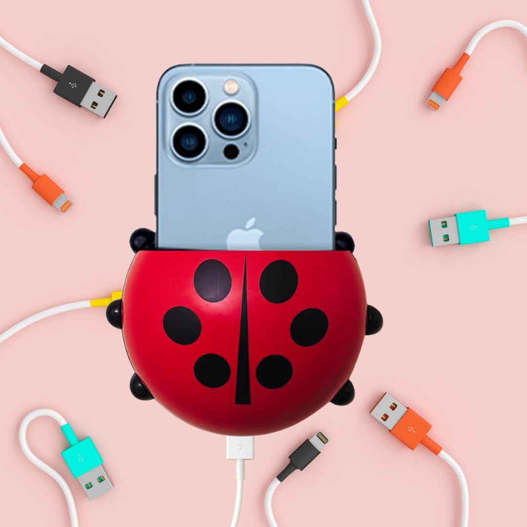 Charming Ladybug Wall Organizer – Fun & Functional Storage Solution for Kids’ Spaces