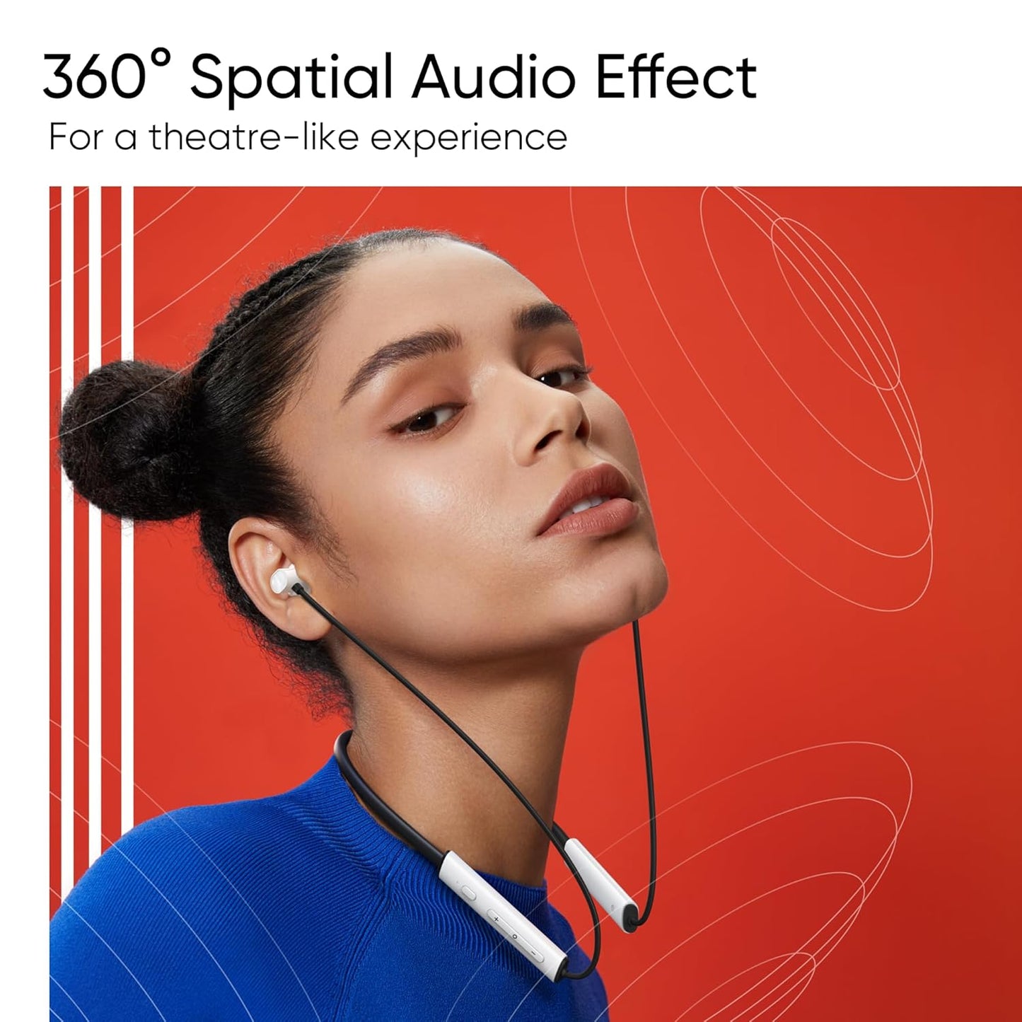 Realme Buds Wireless 3 in-Ear Bluetooth Headphones,30dB ANC, Spatial Audio,13.6mm Dynamic Bass Driver,Upto 40 Hours Playback, Fast Charging, 45ms Low Latency for Gaming,Dual Device Connection (Black)