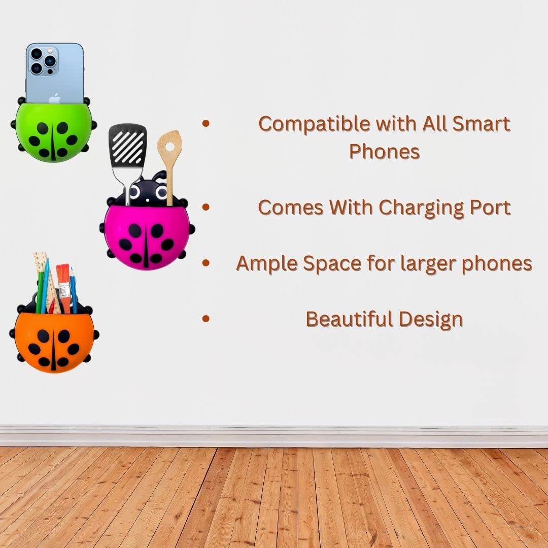 Charming Ladybug Wall Organizer – Fun & Functional Storage Solution for Kids’ Spaces