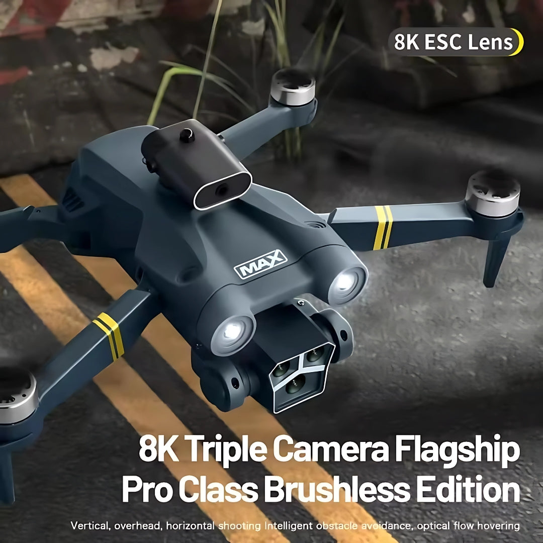 4K Foldable Drone with Brushless Motors, Smart Features & 30-Minute Flight Time for Stunning Aerial Photography