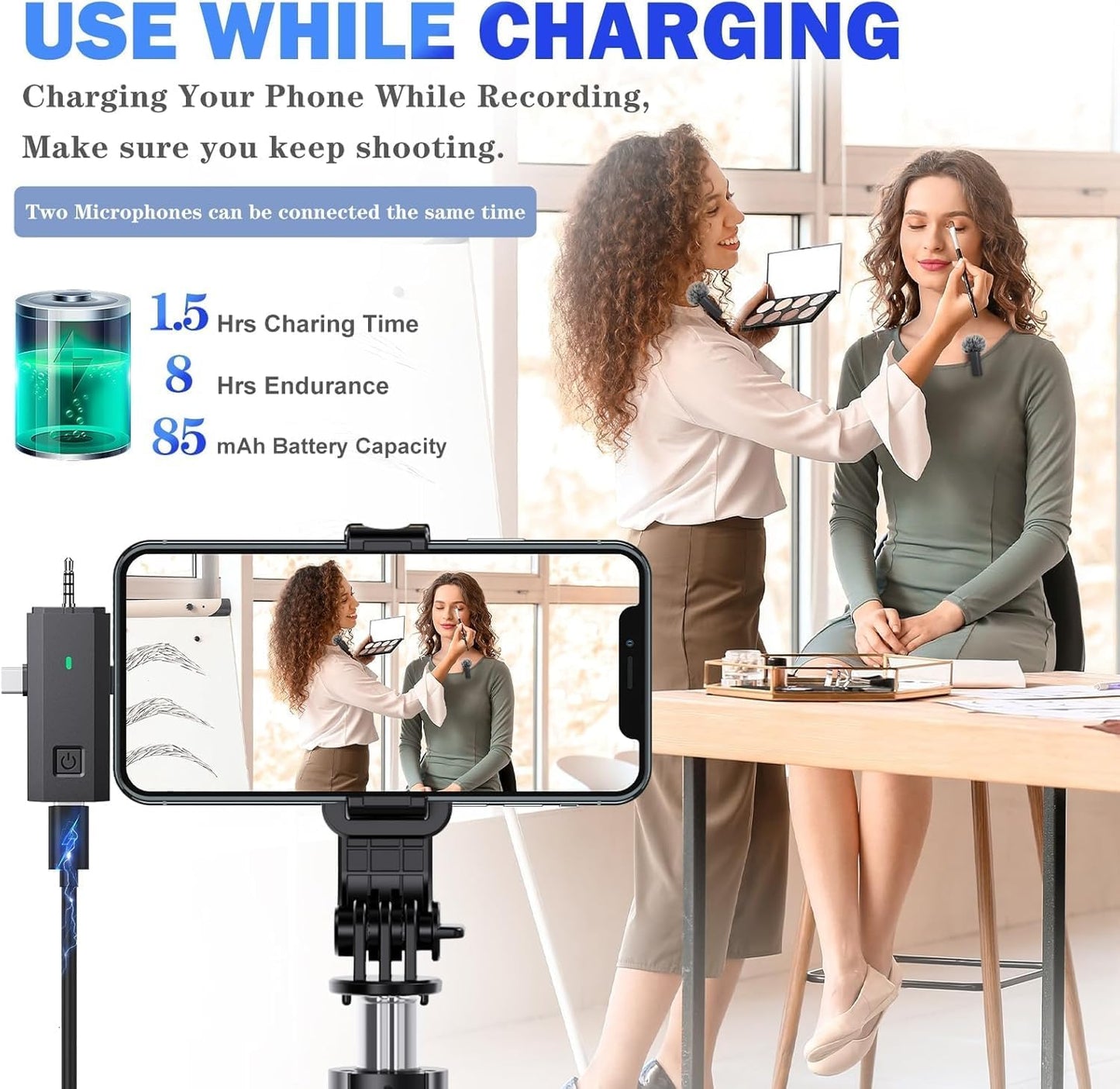 Capture Every Word: Portable Lavalier Mic System for Creators