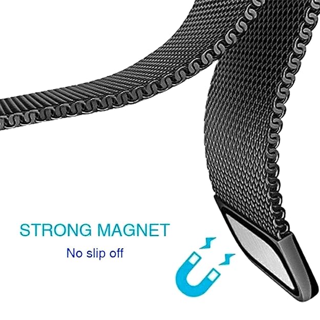Kanget 20mm Metal Chain Strap with Magnetic Buckle