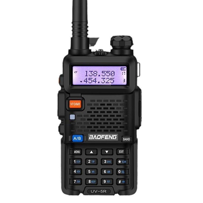 UV-5R 5W Dual Band Walkie Talkie Radio – High Power Handheld Transceiver, VHF/UHF, Clear Communication, Rechargeable Battery, Compact & Portable