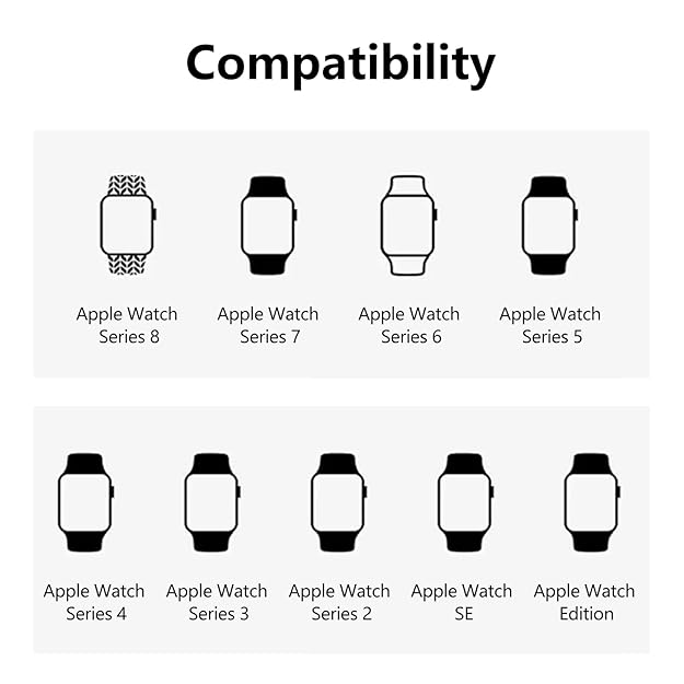 Silicone Watch Strap Compatible with Apple Watch Series 9 8 7 6 5 4 3 2 1 SE Ultra, Waterproof Watch Band with Rust Free Button for iWatch Straps 40mm 38mm 41mm 44mm 45mm 42mm 49mm