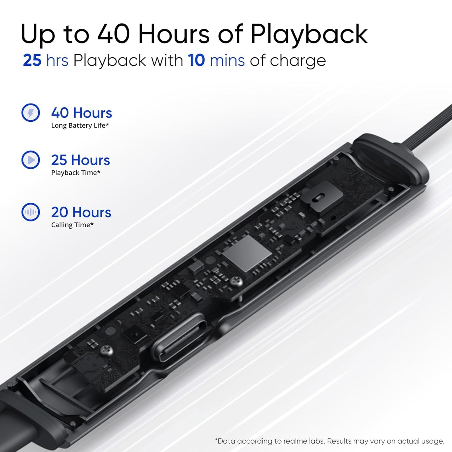 Realme Buds Wireless 3 in-Ear Bluetooth Headphones,30dB ANC, Spatial Audio,13.6mm Dynamic Bass Driver,Upto 40 Hours Playback, Fast Charging, 45ms Low Latency for Gaming,Dual Device Connection (Black)