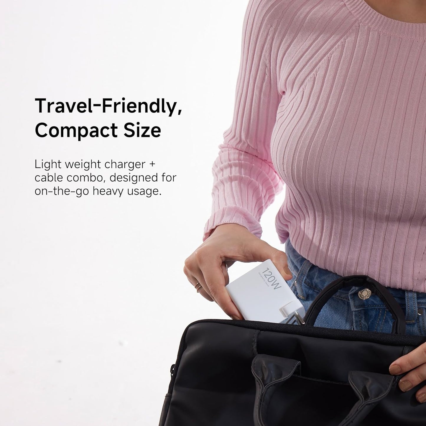 Mi Xiaomi Original 120W HyperCharge Adapter with 6A Type-C Cable | Ultra-Fast Charging for Mobiles, Laptops & MacBook | 20 Safety Protections | Universal Compatibility – White