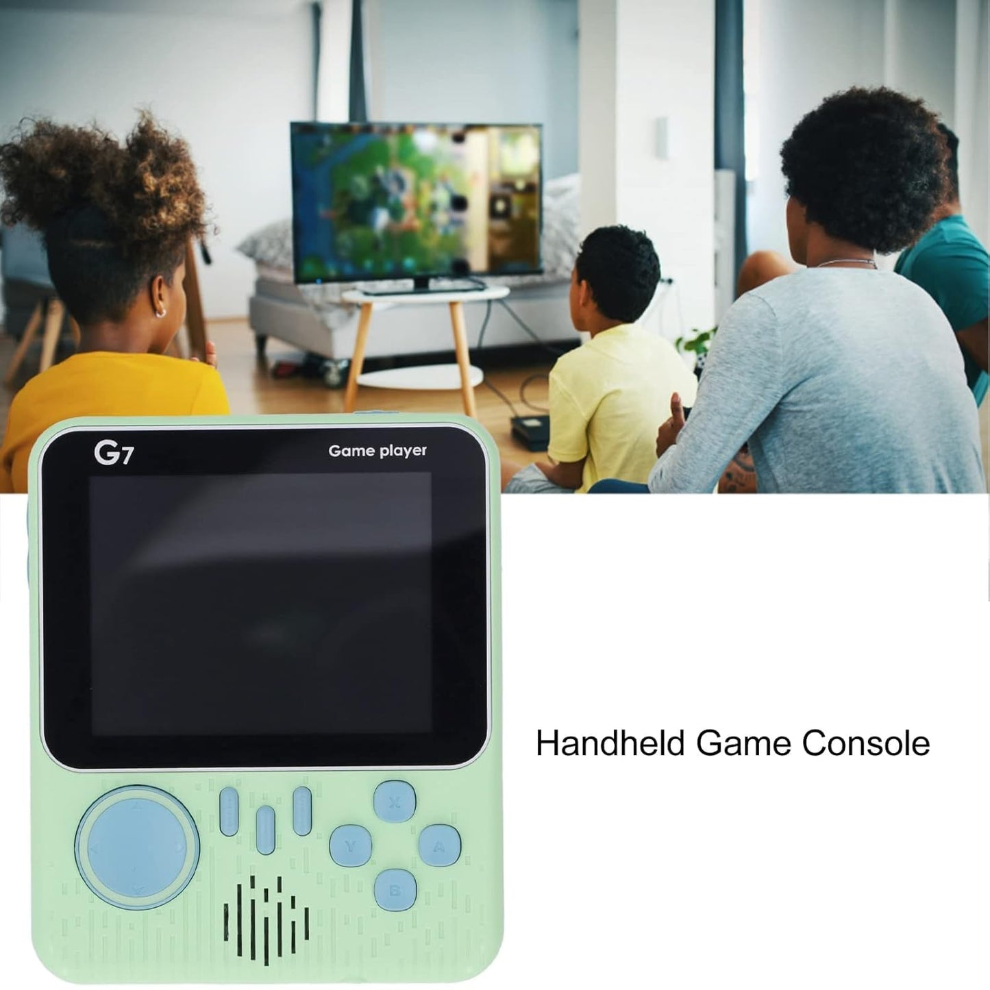 Retro Classic Game Box G7 - 3.5 Inch Screen,666 in1 Games -Handheld Mini Video Game Console for Kids Play on TV - Includes Games Like Contra,Tank,Bomber Man