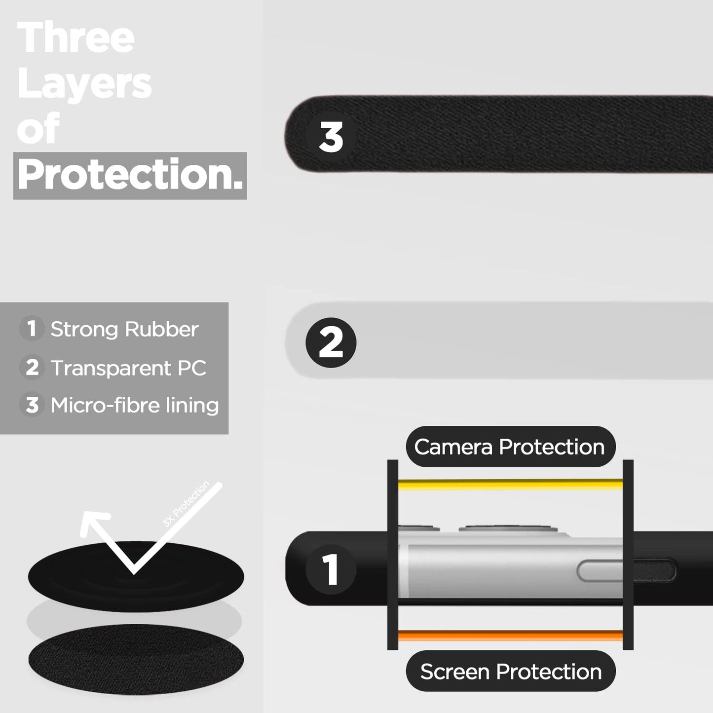 Back Cover Liquid Soft Silicone Bumper Case Logo Cut Cover for iPhone 11 Pro Max (Black)