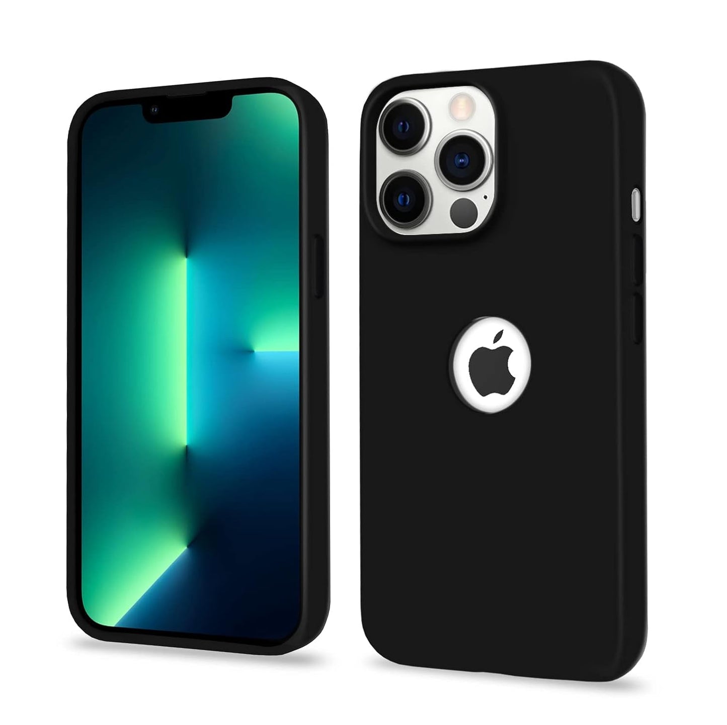 Back Cover | Full Camera Protection | Raised Edges | Super Soft Silicone | Bumper Case for iPhone 13 Pro