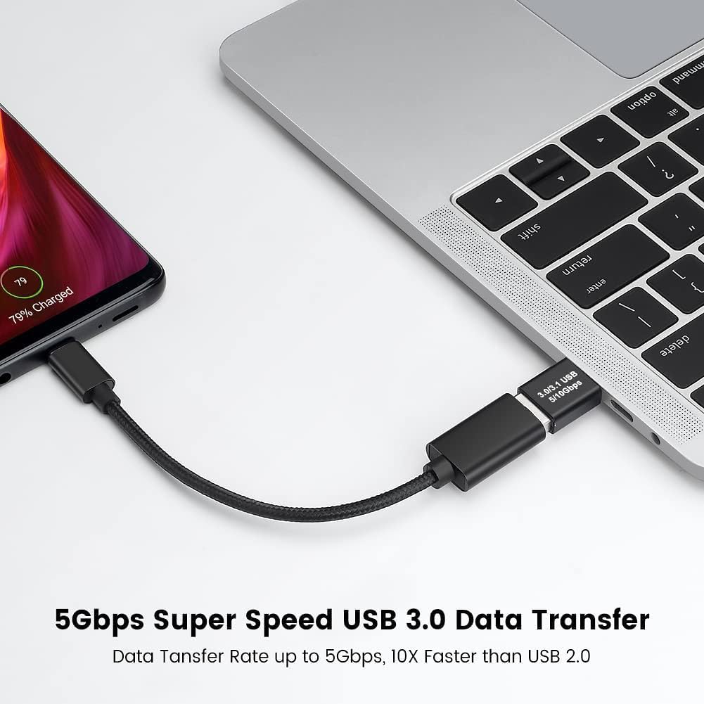 USB Male to USB Male Connector, USB 3.0 to 3.1 Adapter, USB a Male to Male Joiner Plug Coupler Extender USB 3.1 Gen 2 Super Speed Charging and Upto 10Gbps Transfer Speed Type A