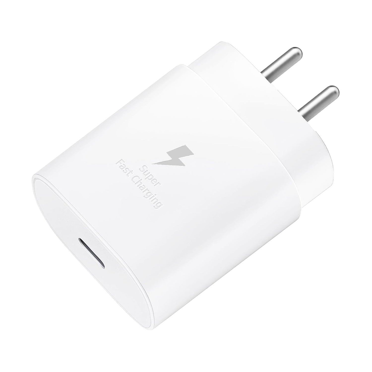 25 W Type-C Fast Charger – Compatible with Samsung Galaxy S, A, M, F, Z Series & Super Fast Charging for S24 Ultra, S23, S22, S21