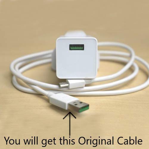 Kanget Ultra Fast Speed 2.4A Fast Charger Compatible with All Android Smartphones (Except Type C) with Full Copper Charging Cable(10 W, Black)