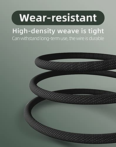 3A Fast Charging, 1.5 m Braided USB to Type C Cable for Smartphones, Tablets & other Type C devices, 480Mbps Data Sync, Quick Charge 3.0