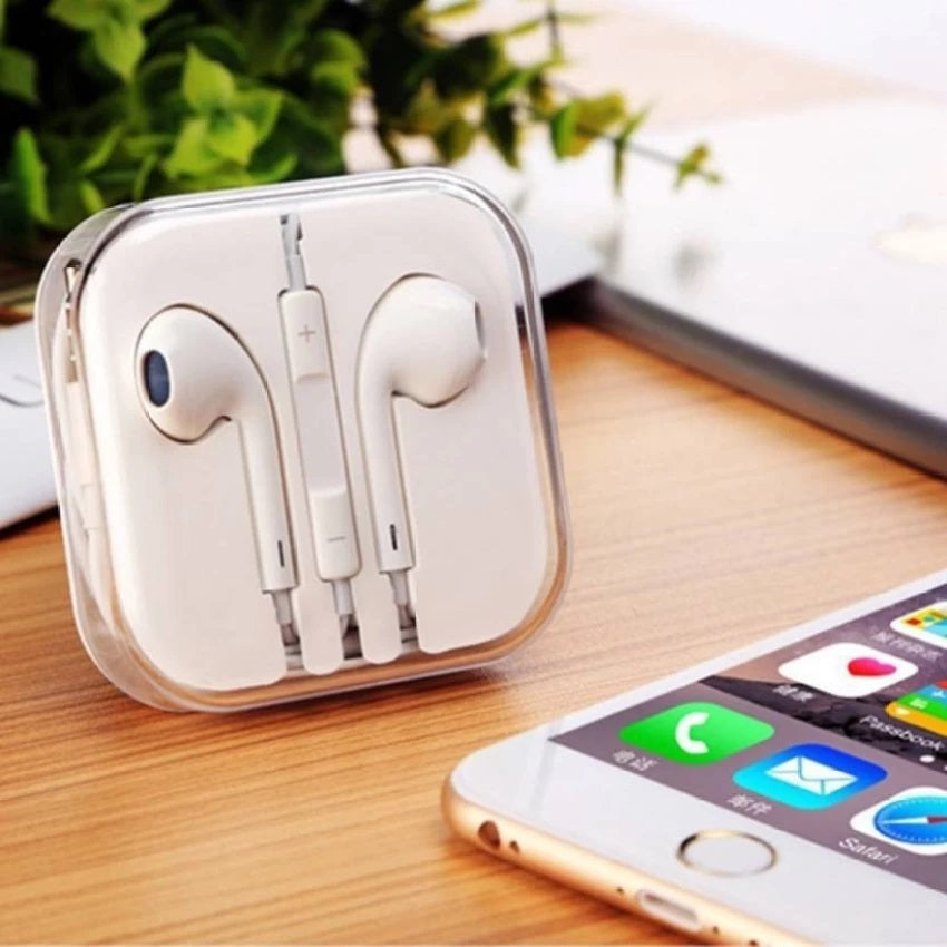 Wired 3.5 mm Earphones for iOS and Android Devices with Mic