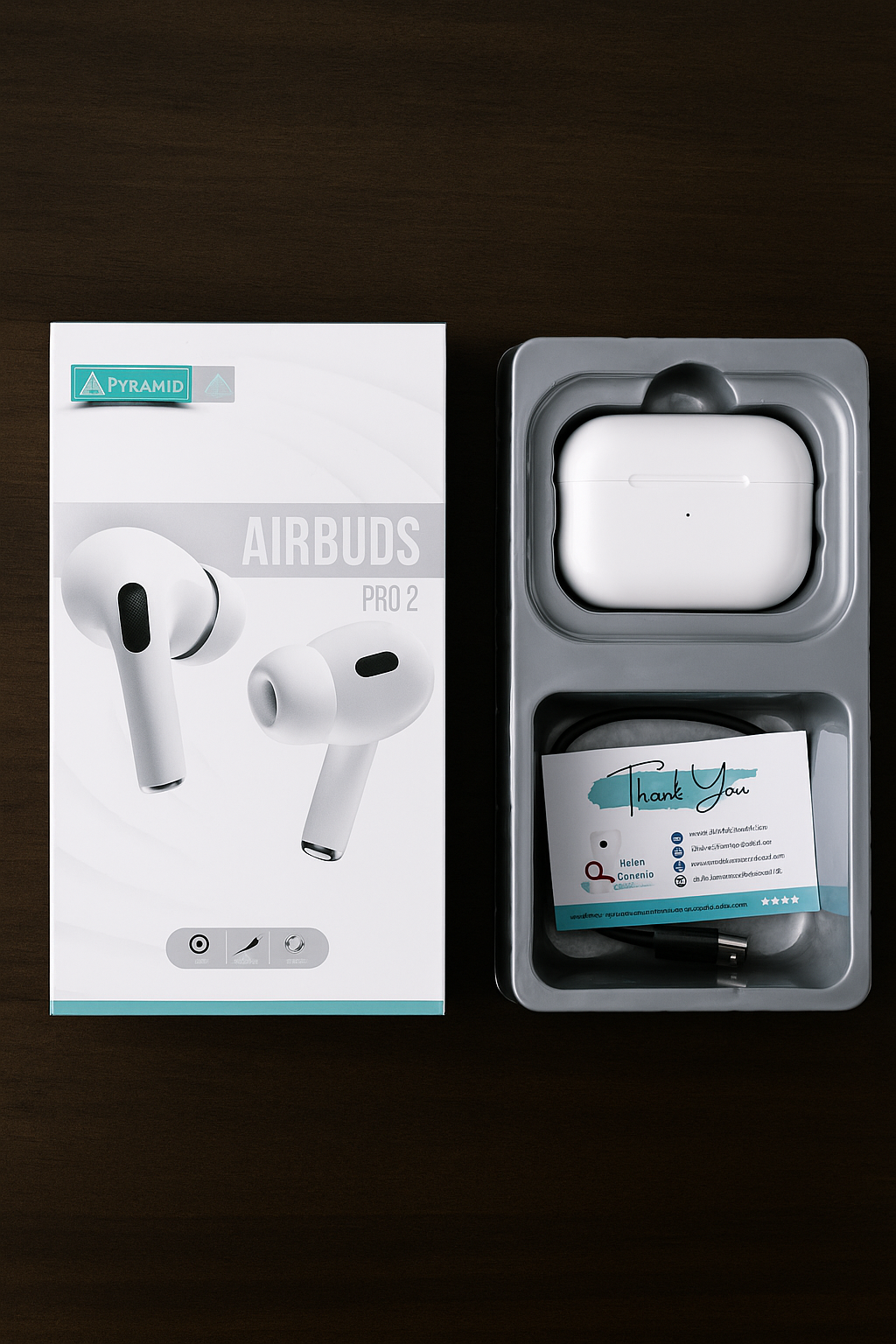 AirBuds Pro 2 Wireless Bluetooth Earbuds with Charging Case – Noise Cancellation, Premium Sound & Long Battery Life