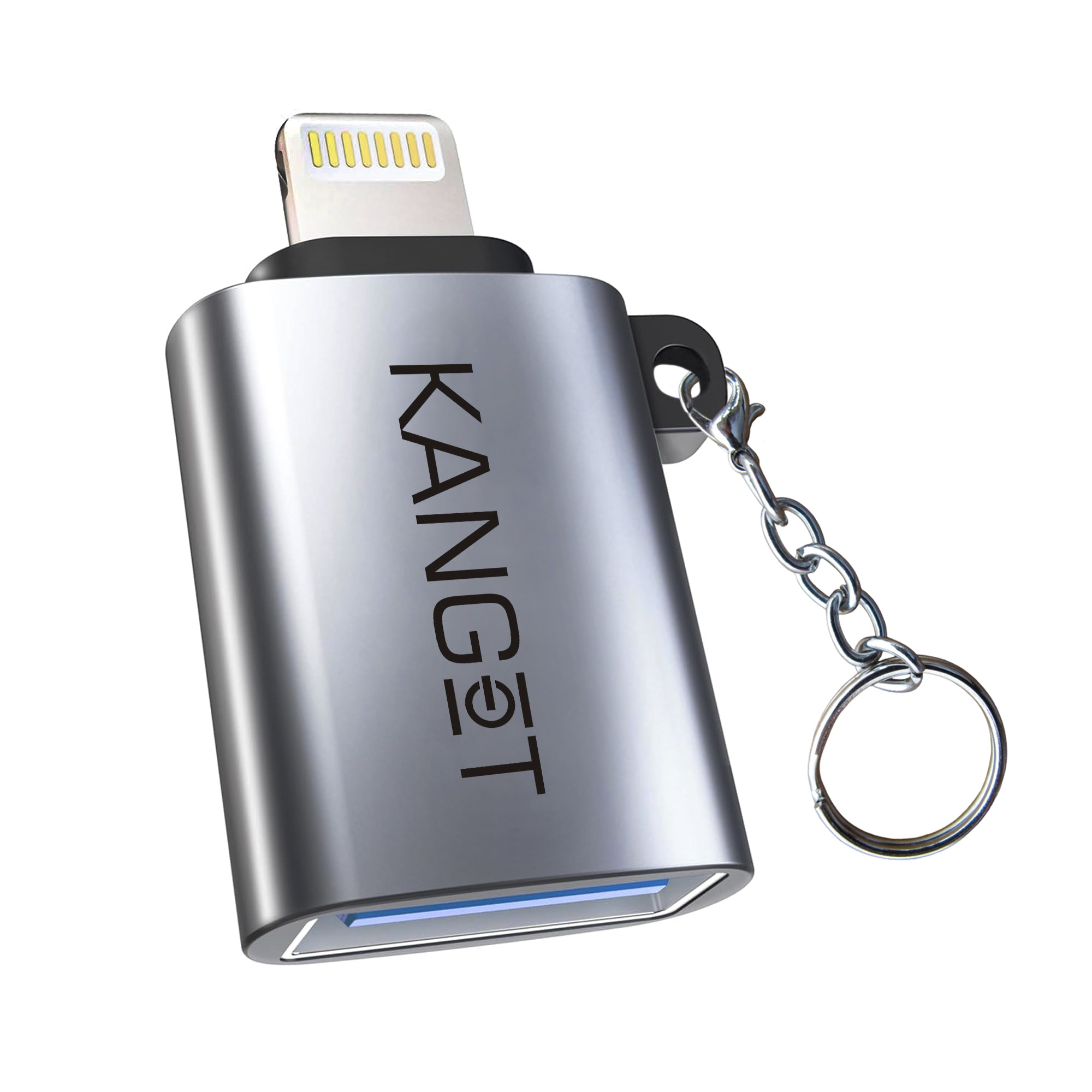 Lightning to USB A OTG Adapter for iPhone / iPad, Compatible with iOS 13 and Later, USB Female Connect USB Flash Drive, Keyboard, Mouse