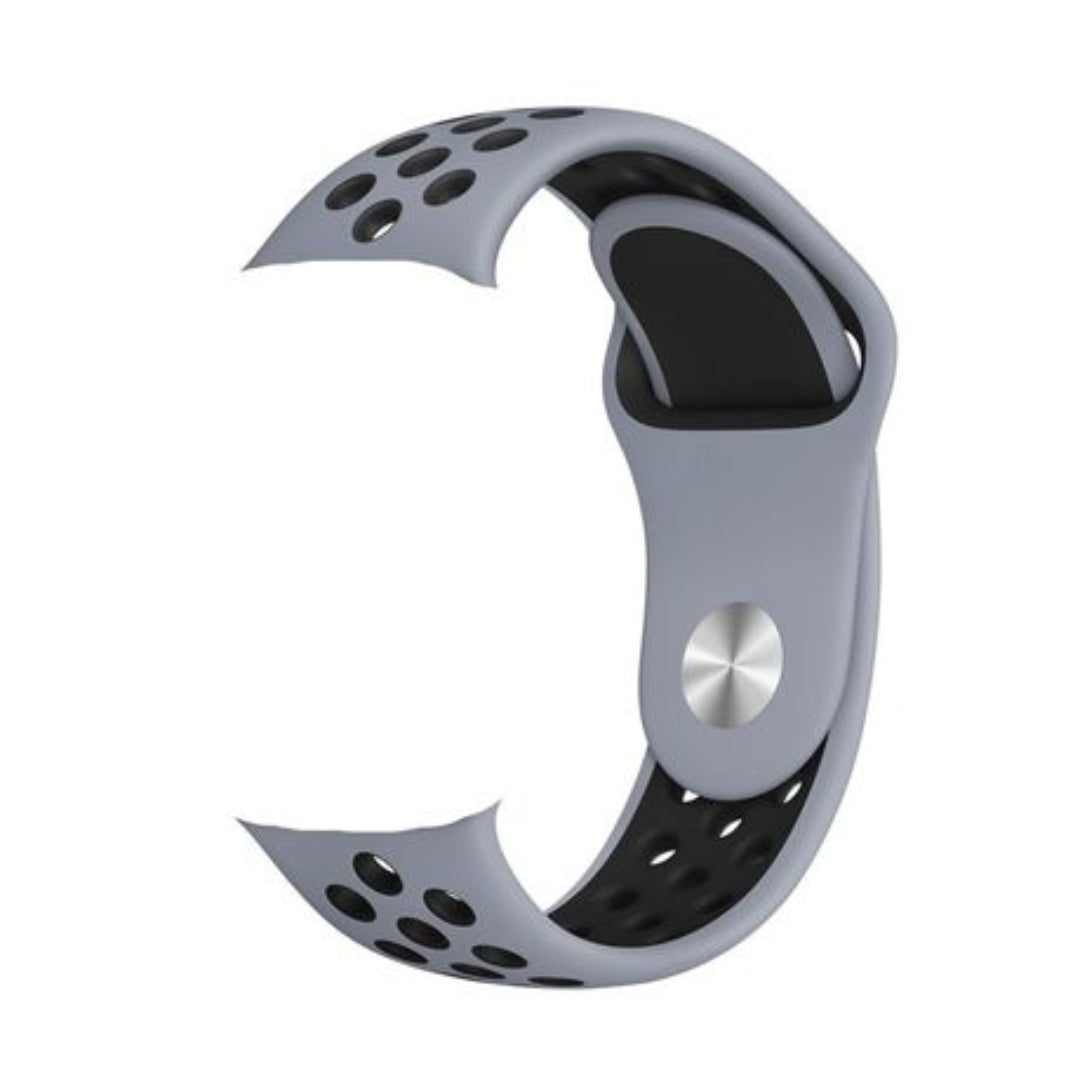 Sport Band Compatible with Apple Watch – Black and White
