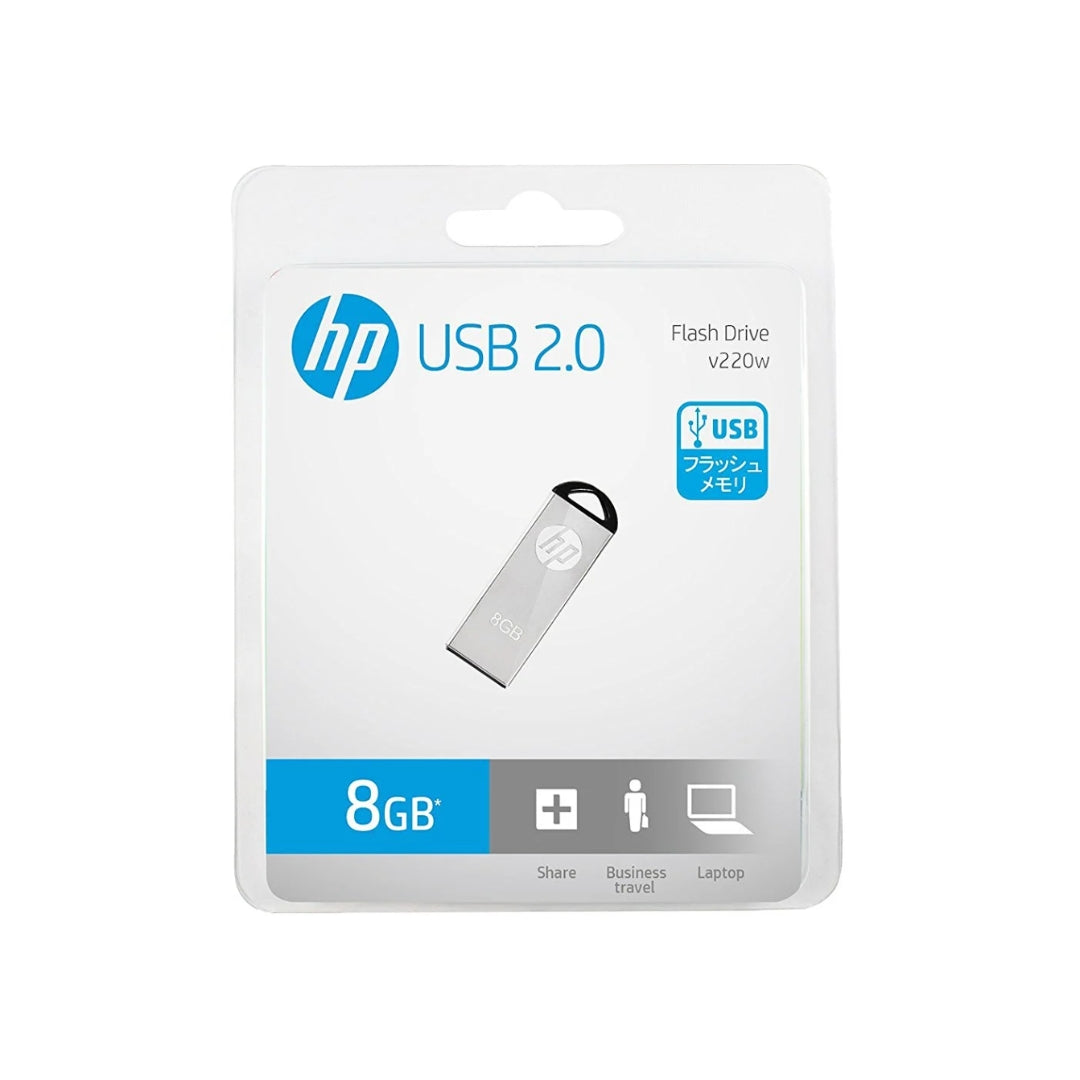 HP 8GB USB Flash Drive – Portable and Durable Data Storage Solution