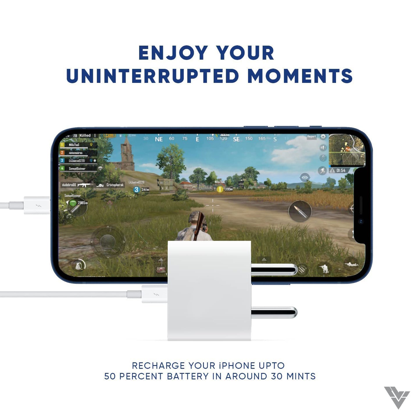 iPhone Original 20W Charger Type C Fast Charging Adapter for iPhone 12 / 13 / 14 / 14 Pro / 14 Pro Max