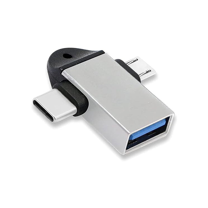 type c and micro usb otg adapter
