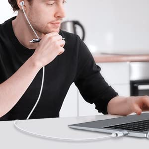 2-Pack Type C Female to USB Male Adapter, Charging Cable Adapter Converter Compatible for Lightning Devices(Grey)