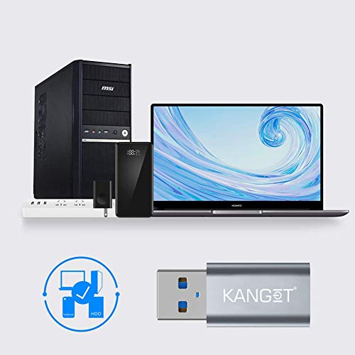 USB Type C Female to USB Male Adapter with Standard USB 3.1 Interface (5 Gbps) (Silver)