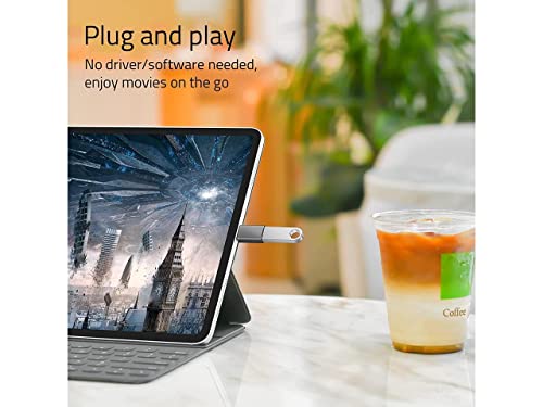 Type C to USB Adapter, Thunderbolt 3 to USB Female Adapter OTG for MacBook Pro, Air, Surface, Go and More Type-C Devices (Pack of 2)