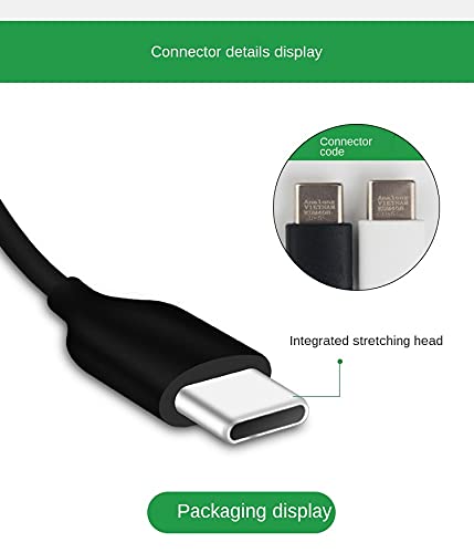 Type C to 3.5 mm Audio Jack Connector for Car Audio Headphone Converter Cable Stereo Jack Adapter Compatible with iPhone 15 Other Type C Phones