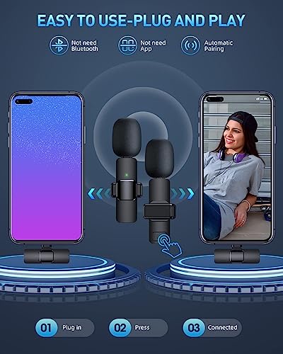 Best Quality Wireless Lavalier Microphone Mic for YouTube, Facebook, Live Stream, Instagram Reels and Video Recording