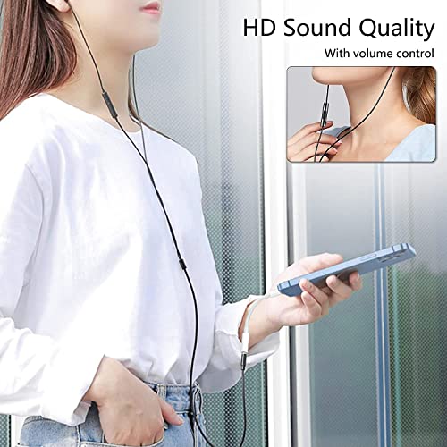 Lightning to 3.5 mm Audio Jack Connector Cable for iOS 13 and Later, Audio AUX Converter Cable iOS to 3.5mm Headphone Jack Adapter (White)