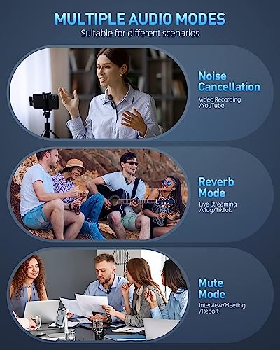 Best Quality Wireless Lavalier Microphone Mic for YouTube, Facebook, Live Stream, Instagram Reels and Video Recording