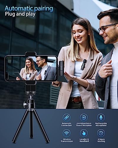 Best Quality Wireless Lavalier Microphone Mic for YouTube, Facebook, Live Stream, Instagram Reels and Video Recording