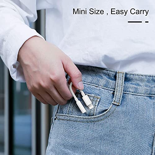 Lightning to 3.5 mm Audio Jack Connector Cable for iOS 13 and Later, Audio AUX Converter Cable iOS to 3.5mm Headphone Jack Adapter (White)