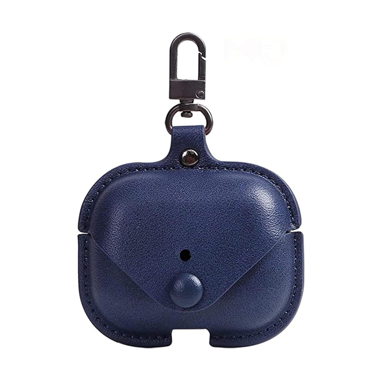 AirPods Pro/Pro2 Camouflage Leather Case Cover with Shockproof Protection & Loss Prevention Clip (Army Blue)