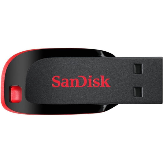 SanDisk Cruzer Blade 64GB, USB 2.0, Flash drive, Pendrive, Red