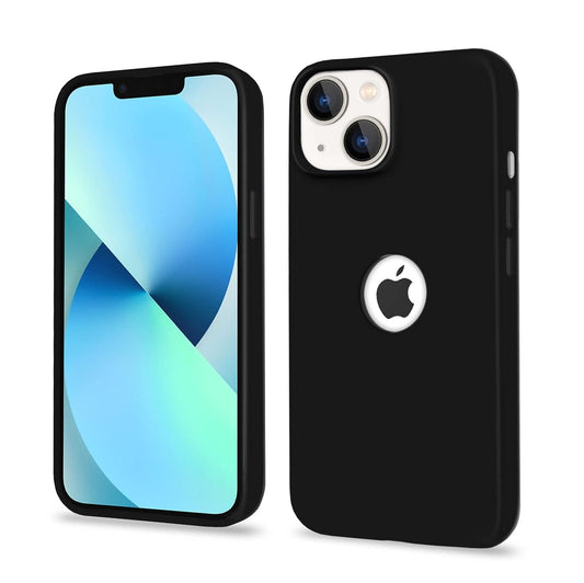 Back Cover | Full Camera Protection | Raised Edges | Super Soft Silicone | Bumper Case for iPhone 13 Mini (Black)