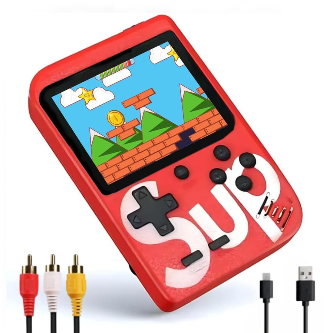 Game Box 400 In 1 | Video Game for Kids | Video Games for Kids for Age 8-10 | Return Gifts | Video Game for TV | Handheld Gaming Console USB Rechargeable Pocket