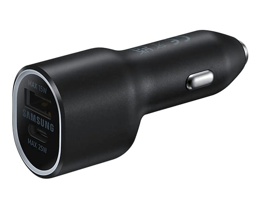 Samsung 45W & 15W Dual Port Car Charger | Super Fast Charging for Samsung & More