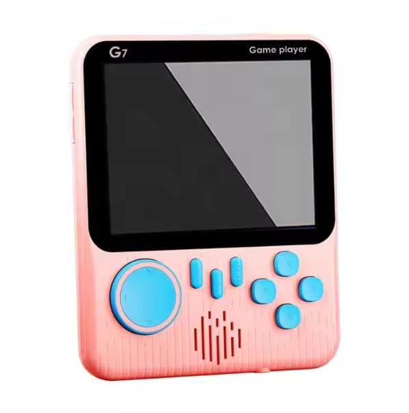 Retro Classic Game Box G7 - 3.5 Inch Screen,666 in1 Games -Handheld Mini Video Game Console for Kids Play on TV - Includes Games Like Contra,Tank,Bomber Man