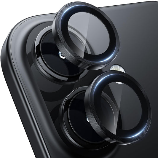Compatible With Black iPhone 16 Camera Lens Protector/iPhone 16 Plus Camera Lens Protector - 9H Hardness, Premium iPhone 16 Lens Protector, Does Not Affect Flash Shots Brand