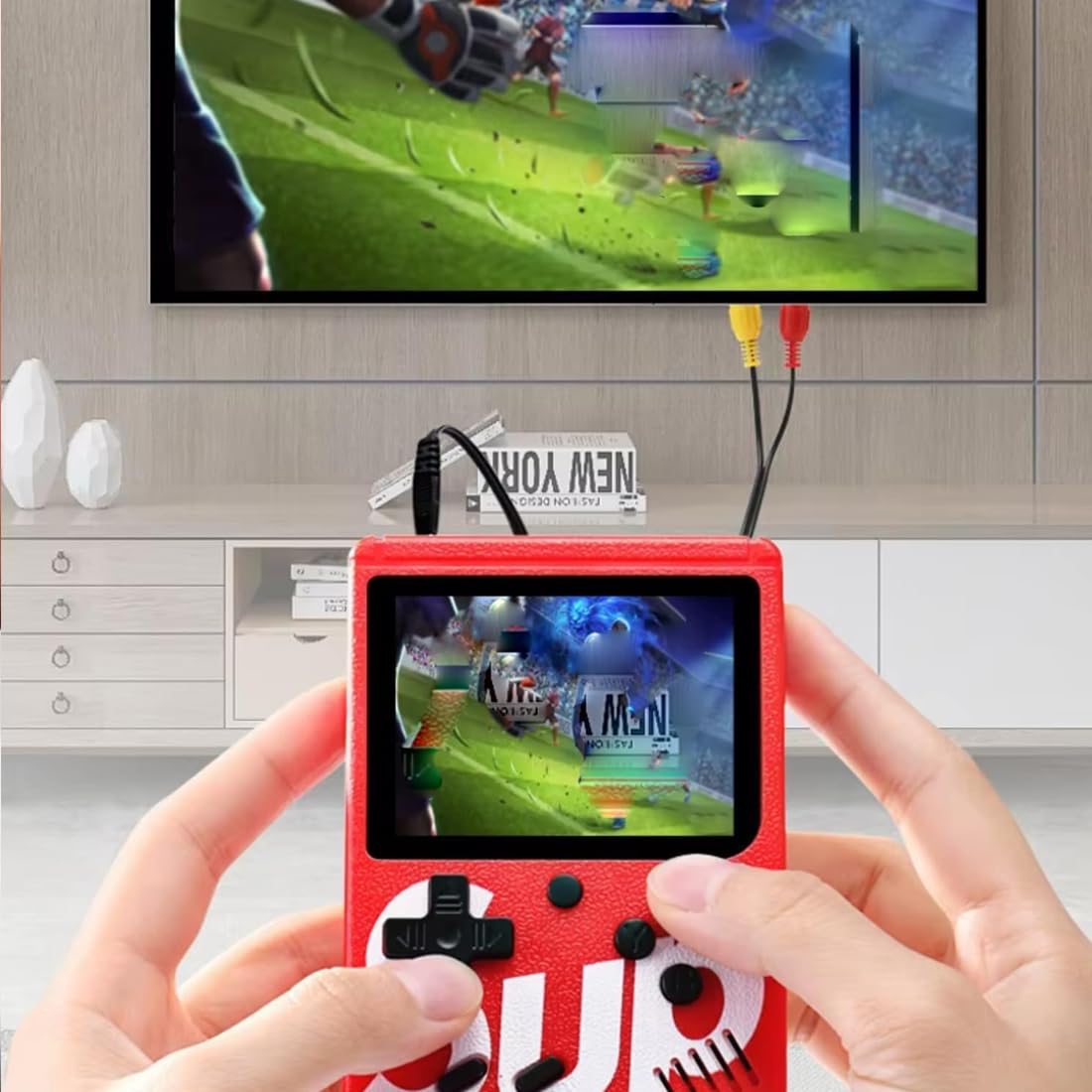 Game Box 400 In 1 | Video Game for Kids | Video Games for Kids for Age 8-10 | Return Gifts | Video Game for TV | Handheld Gaming Console USB Rechargeable Pocket