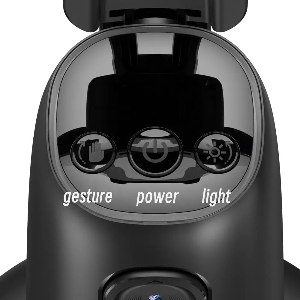 P05 Auto Face Tracking Gimbal AI-Powered 360° Smart Stabilizer with Gesture Control Selfie Gimbal with Detachable Remote for Vlogging,Phootoshing, Live & Video Recording